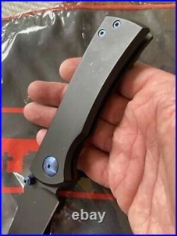 Chaves Knives Redencion 228 MidTech Knife CAMK V2 High Voltage Black N Blue