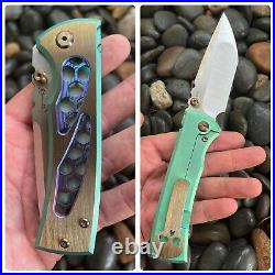 Chaves Knives Redencion 229 Knife Ti Handles & Tanto Blade Mods by FanaticEdge