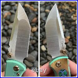 Chaves Knives Redencion 229 Knife Ti Handles & Tanto Blade Mods by FanaticEdge