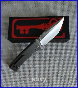 Chaves Knives Redencion 229 Tanto. Stone Washed Titanium-Machine Blade
