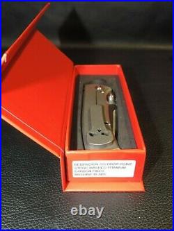 Chaves Redencion 229 Frame Lock Knife Titanium/Carbon Fiber (3.63 Satin)