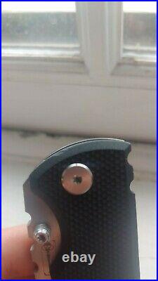 Chaves Redencion 229 StreetFrame Lock Knife Titanium/Black G-10 S35VN Drop Point