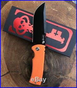 Chaves Ultramar Redencion Drop Point Ti Code Orange G10 Handle PVD Blade Knife