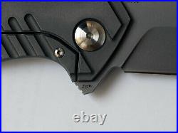 Cheburkov Bear flipper, titanium, M390 blade New