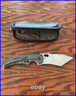 Chopp Knives Hound Flipper Timascus CLip &Backspacer