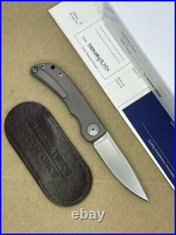 Chris Reeve Impinda Slipjoint Knife 3.0 S35vn Stonewash Blade Titanium Handle
