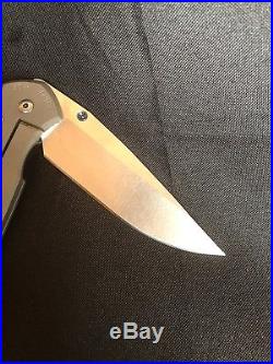 Chris Reeve Knife Drop Point Large Sebenza 21 Titanium S35VN SEE DESCRIPTION