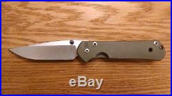 Chris Reeve Knives CRK Small Sebenza 21 Titanium CPM S35VN Stainless Knife