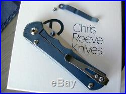 Chris Reeve Knives Large Inkosi Tanto - CUSTOMIZED Anodized Aftermarket Clip