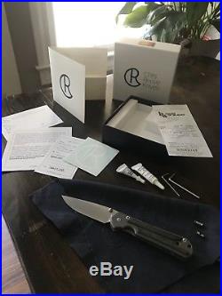 Chris Reeve Knives Large Sebenza 21 Black Micarta Drop Point