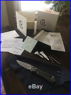 Chris Reeve Knives Large Sebenza 21 Black Micarta Drop Point