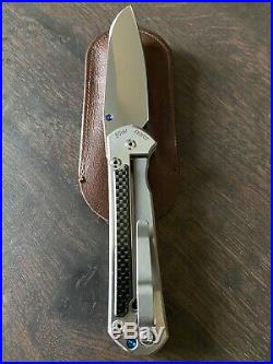Chris Reeve Knives Large Sebenza 21 Carbon Fiber Inlays Blade HQ Exclusive