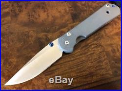 Chris Reeve Knives Large Sebenza 21 Drop Point S35VN Polished Blade