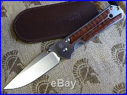 Chris Reeve Knives Large Sebenza 21 S35VN Snakewood Inlay Authorized Dealer