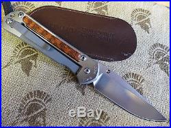 Chris Reeve Knives Large Sebenza 21 S35VN Snakewood Inlay Authorized Dealer