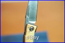 Chris Reeve Knives Mnandi S35VN Box Elder Burl Inlay