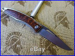 Chris Reeve Knives Mnandi S35VN Snakewood Inlay Left Handed