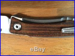Chris Reeve Knives Mnandi S35VN Titanium W Bocote Inlay Box And Papers