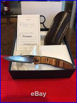 Chris Reeve Knives Mnandi Spalted Beech S35VN