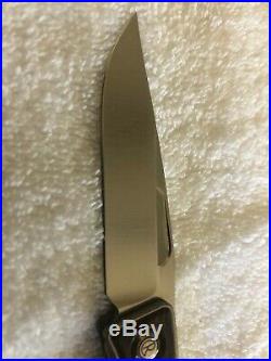 Chris Reeve Knives Mnandi Titanium w Macassar Ebony Inlay S35VN Gents Knife NICE