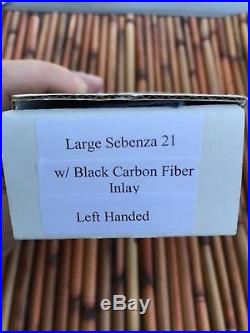 Chris Reeve Knives Sebenza Carbon Fiber Inlays Left Handed