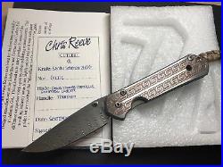 Chris Reeve Knives Small Sebenza 21 Discontinued CGG Cetlic Ladder Damascus