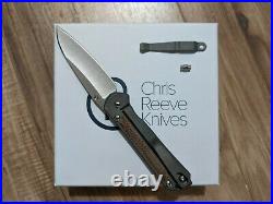 Chris Reeve Knives Small Sebenza 21 Natural Micarta Inlay Insingo Blade