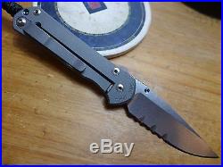 Chris Reeve Knives Small Sebenza 21 S35VN Serrated Blade Authorized Dealer