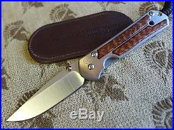 Chris Reeve Knives Small Sebenza 21 S35VN Snakewood Inlay Authorized Dealer