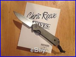 Chris Reeve Knives Small Sebenza 21 S35VN Steel and Titanium Frame Folder