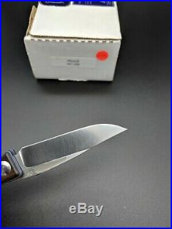 Chris Reeve Knives Ziricote Mnandi #067 old nail nick
