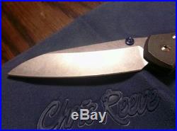 Chris Reeve Large Sebenza 21 Insingo Plain Edge S35VN Blade Titanium Handle