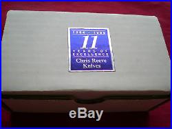 Chris Reeve ORIGINAL Small Sebenza Decorated ATS-34 Born Date Feb. 28th 1996
