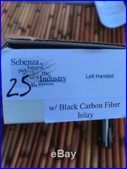 Chris Reeve Sebenza 25 Carbon Fiber Inlays Left Handed