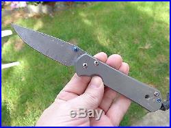 Chris Reeve Sebenza with ladder damascus blade CRK no reserve price