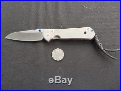 Chris Reeve Small Sebenza 21 Insingo Folding Knife S35VN Stonewashed Titanium