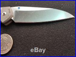 Chris Reeve Small Sebenza 21 Insingo Folding Knife S35VN Stonewashed Titanium