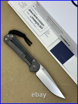 Chris Reeve Small Sebenza 31 Drop Point Magnacut Blade Black Canvas Micarta E