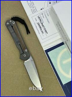 Chris Reeve Small Sebenza 31 Drop Point S45vn Blade Natural Canvas Micarta Rh