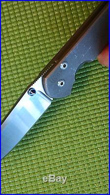 Chris Reeve Small Sebenza P28 Folding Knife S35VN Blade Titanium Handle