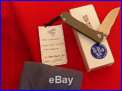 Chris Reeve USA custom mint in box CPM S35N Crucible 4.75 frame lock knife