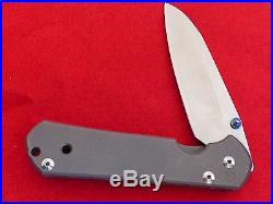 Chris Reeve USA custom titanium Sebenza 21 Insingo CPM S35VN frame lock knife