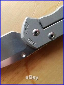 Chris Reeve large Sebenza 21 CGG Think Twice Code s35vn steel