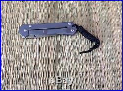 Chris Reeve left handed small Sebenza with clip. Ats-34 blade steel RC 58