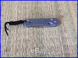 Chris Reeve left handed small Sebenza with clip. Ats-34 blade steel RC 58