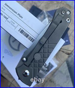 Chris Reeves Knives Folding Pocket Knife Umnumzaan Ti Flipper S35VN Tanto