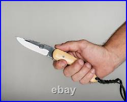 Citadel Handmade Trident Folder Knife Bamboo Scales 8 OA DHN7 Steel NEW Superb