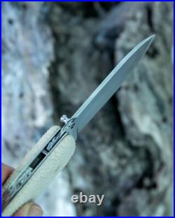 Citadel'Husky' 9 OA Raw Rayskin Scales Handmade Folding Knife RARE Superb Citadel'Husky' 9 OA Raw Rayskin Scales Handmade Folding Knife RARE Superb