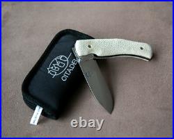 Citadel'Husky' 9 OA Raw Rayskin Scales Handmade Folding Knife RARE Superb Citadel'Husky' 9 OA Raw Rayskin Scales Handmade Folding Knife RARE Superb