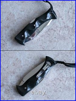 Citadel Phobos 9-5/8 OA Handmade Folding Knife Back Lock SOLID Rugged Superb